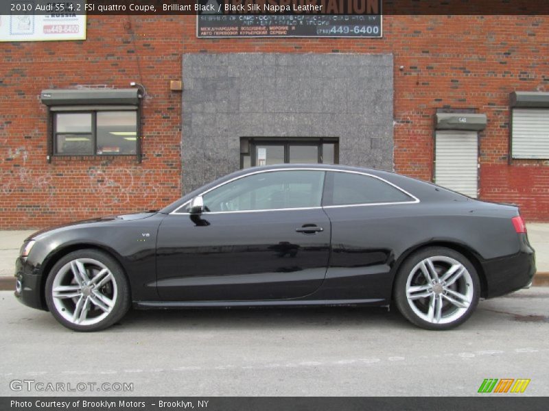 Brilliant Black / Black Silk Nappa Leather 2010 Audi S5 4.2 FSI quattro Coupe