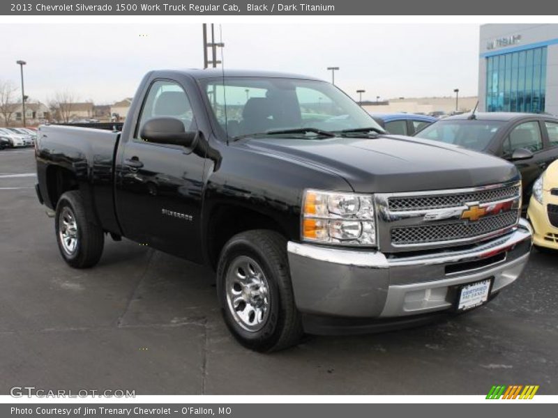 Black / Dark Titanium 2013 Chevrolet Silverado 1500 Work Truck Regular Cab