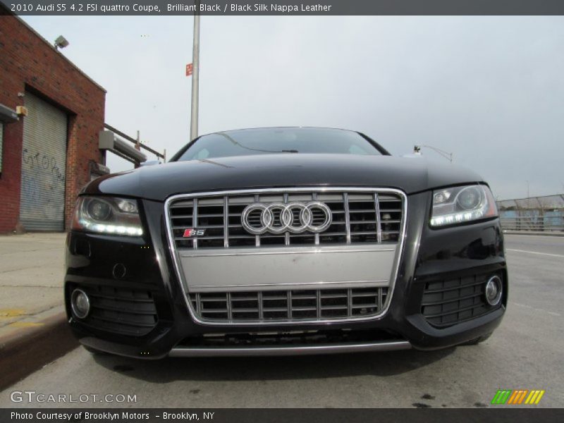 Brilliant Black / Black Silk Nappa Leather 2010 Audi S5 4.2 FSI quattro Coupe