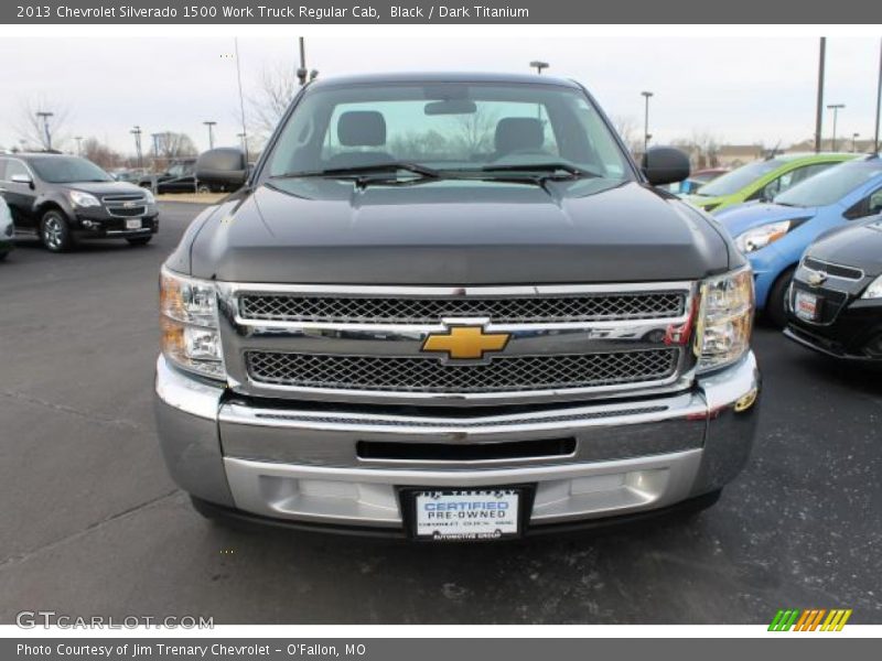 Black / Dark Titanium 2013 Chevrolet Silverado 1500 Work Truck Regular Cab