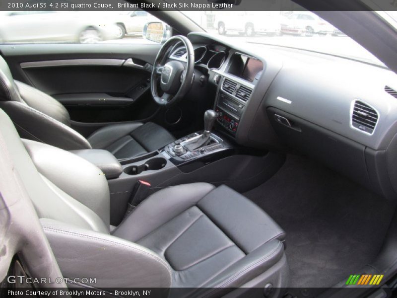 Brilliant Black / Black Silk Nappa Leather 2010 Audi S5 4.2 FSI quattro Coupe