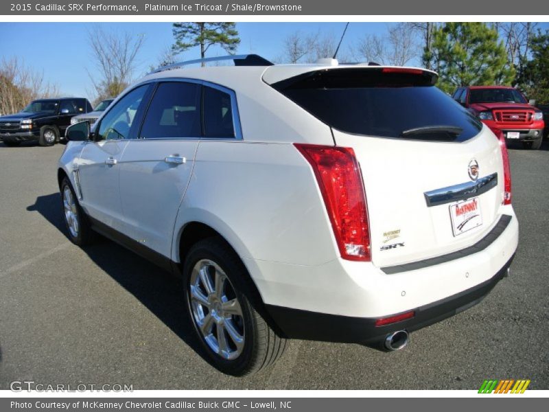 Platinum Ice Tricoat / Shale/Brownstone 2015 Cadillac SRX Performance