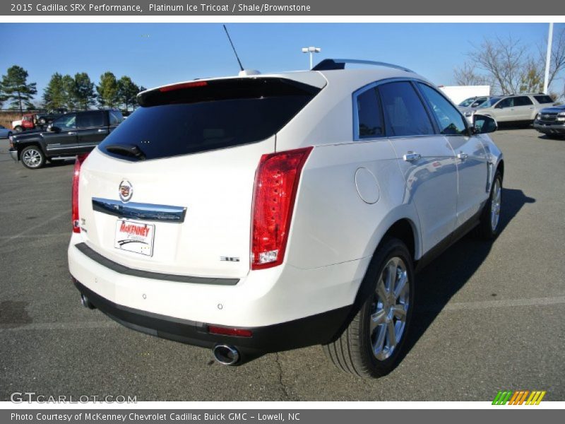 Platinum Ice Tricoat / Shale/Brownstone 2015 Cadillac SRX Performance