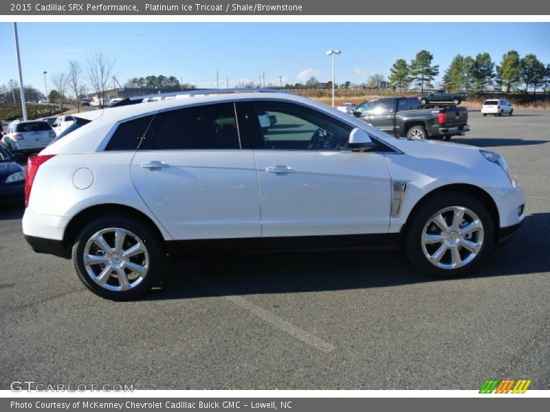 Platinum Ice Tricoat / Shale/Brownstone 2015 Cadillac SRX Performance