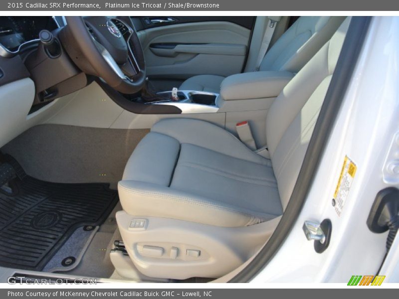 Platinum Ice Tricoat / Shale/Brownstone 2015 Cadillac SRX Performance