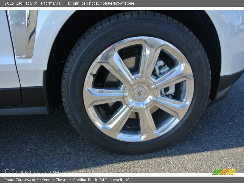 Platinum Ice Tricoat / Shale/Brownstone 2015 Cadillac SRX Performance
