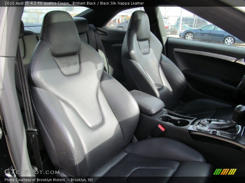 Brilliant Black / Black Silk Nappa Leather 2010 Audi S5 4.2 FSI quattro Coupe