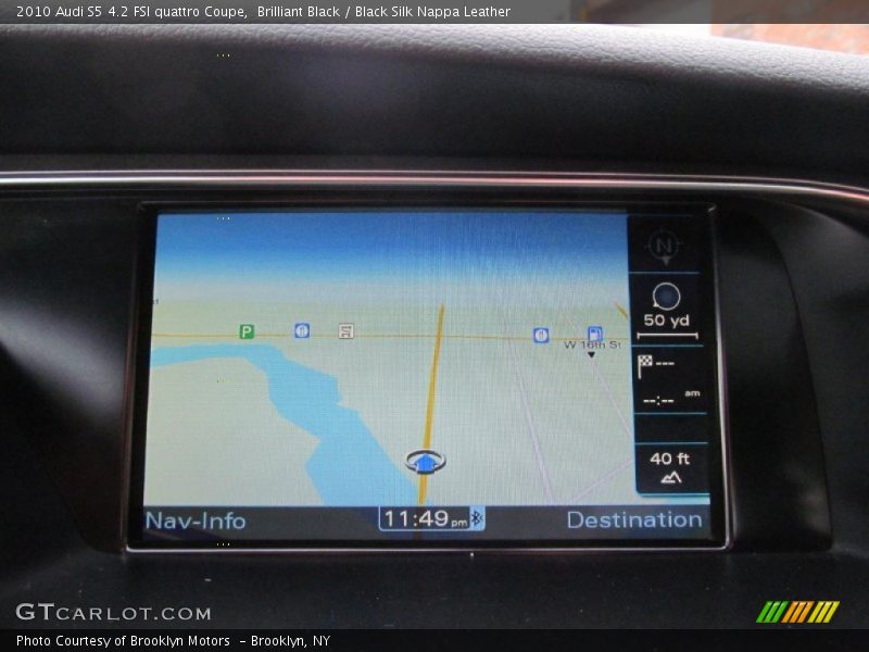 Brilliant Black / Black Silk Nappa Leather 2010 Audi S5 4.2 FSI quattro Coupe