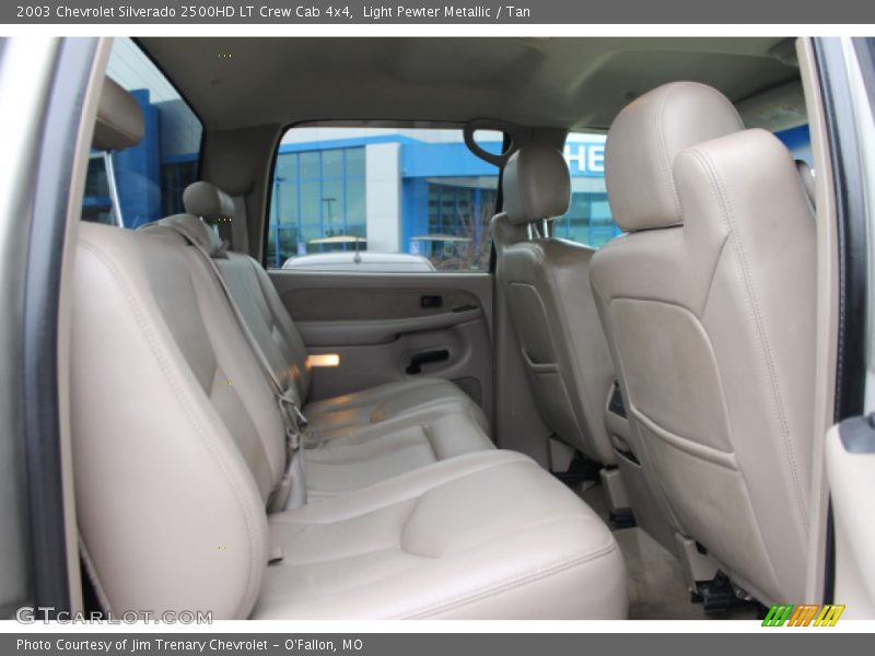 Light Pewter Metallic / Tan 2003 Chevrolet Silverado 2500HD LT Crew Cab 4x4