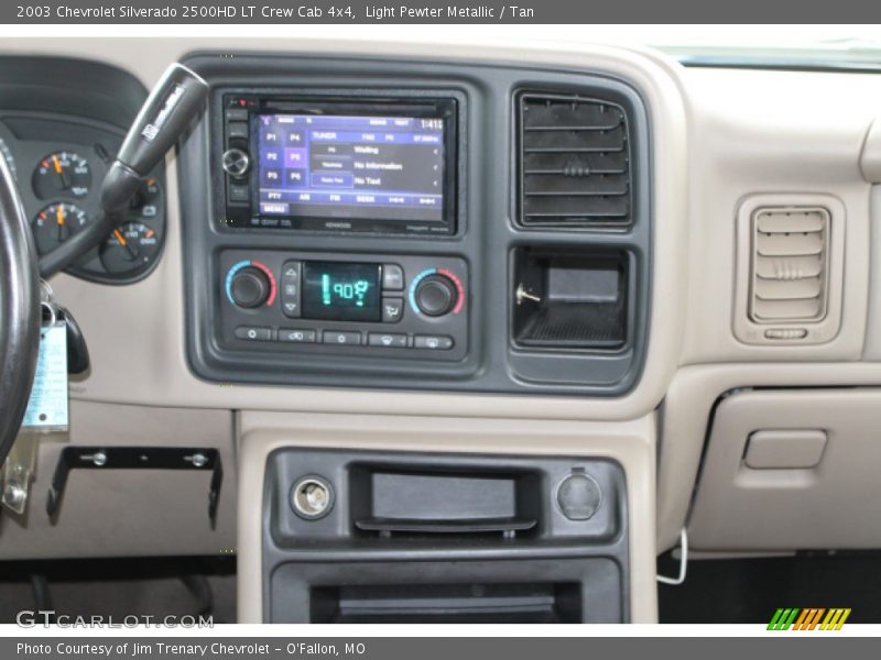 Light Pewter Metallic / Tan 2003 Chevrolet Silverado 2500HD LT Crew Cab 4x4