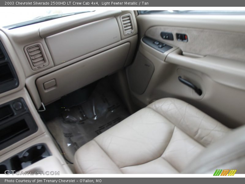 Light Pewter Metallic / Tan 2003 Chevrolet Silverado 2500HD LT Crew Cab 4x4
