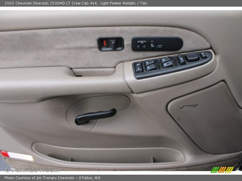Light Pewter Metallic / Tan 2003 Chevrolet Silverado 2500HD LT Crew Cab 4x4