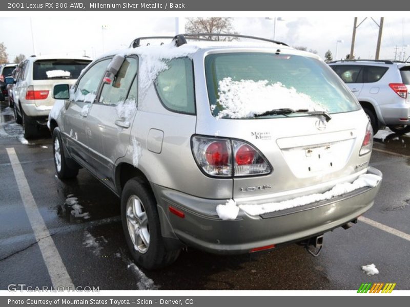 Millennium Silver Metallic / Black 2001 Lexus RX 300 AWD