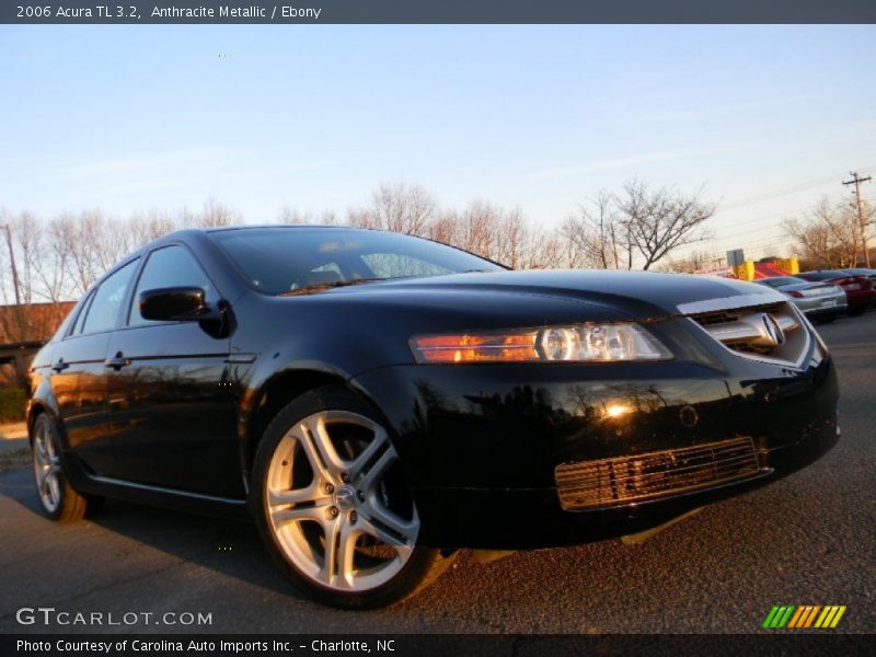 Anthracite Metallic / Ebony 2006 Acura TL 3.2