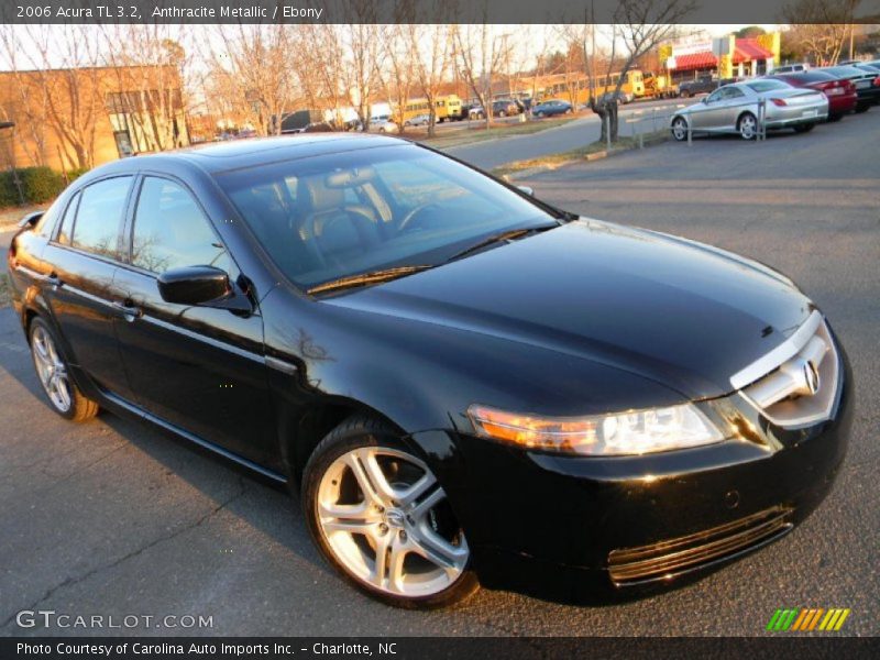 Anthracite Metallic / Ebony 2006 Acura TL 3.2