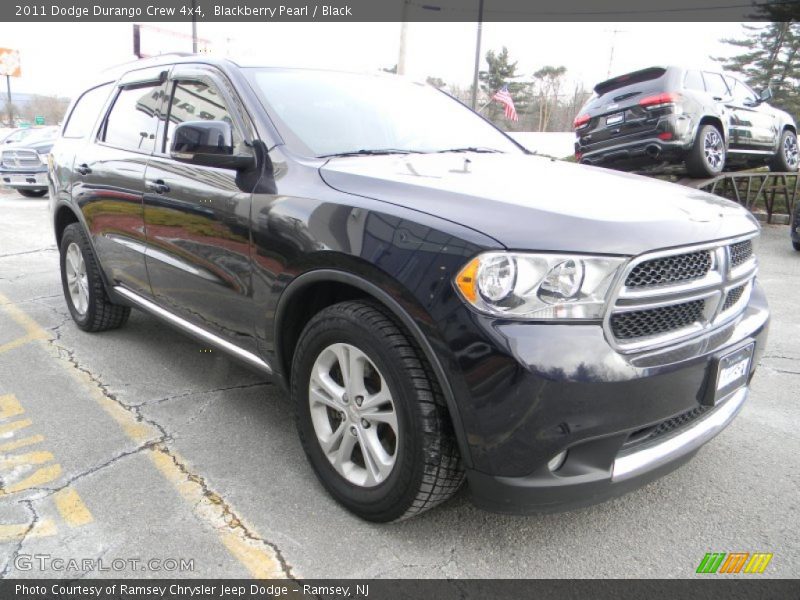 Blackberry Pearl / Black 2011 Dodge Durango Crew 4x4