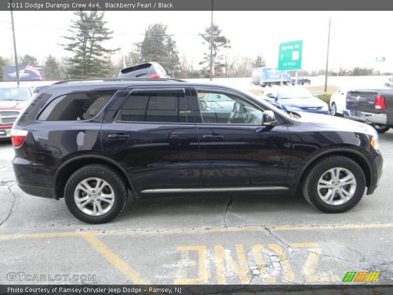 Blackberry Pearl / Black 2011 Dodge Durango Crew 4x4