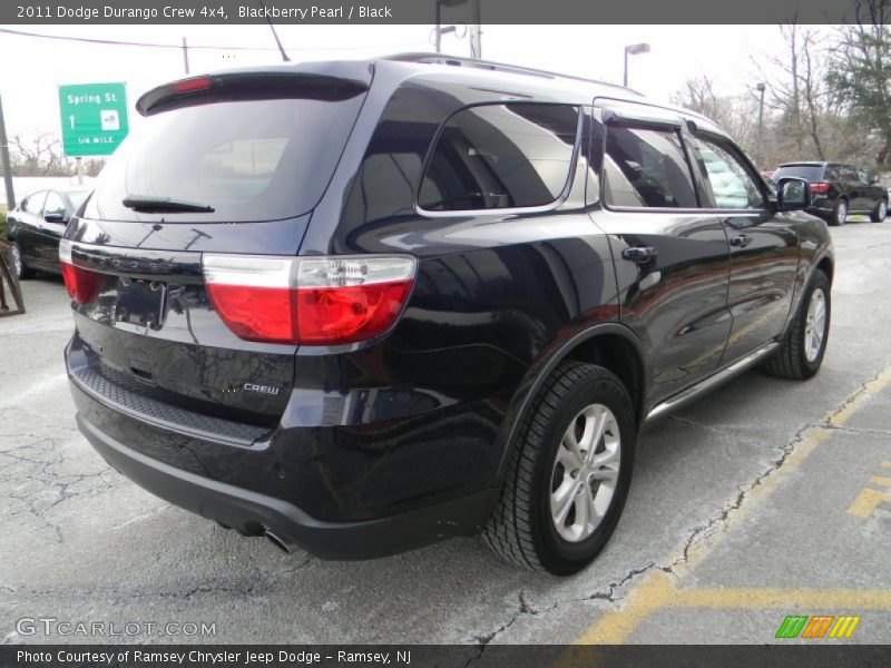 Blackberry Pearl / Black 2011 Dodge Durango Crew 4x4