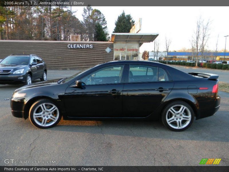 Anthracite Metallic / Ebony 2006 Acura TL 3.2