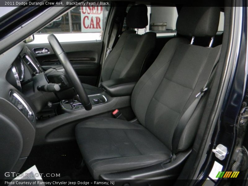 Blackberry Pearl / Black 2011 Dodge Durango Crew 4x4