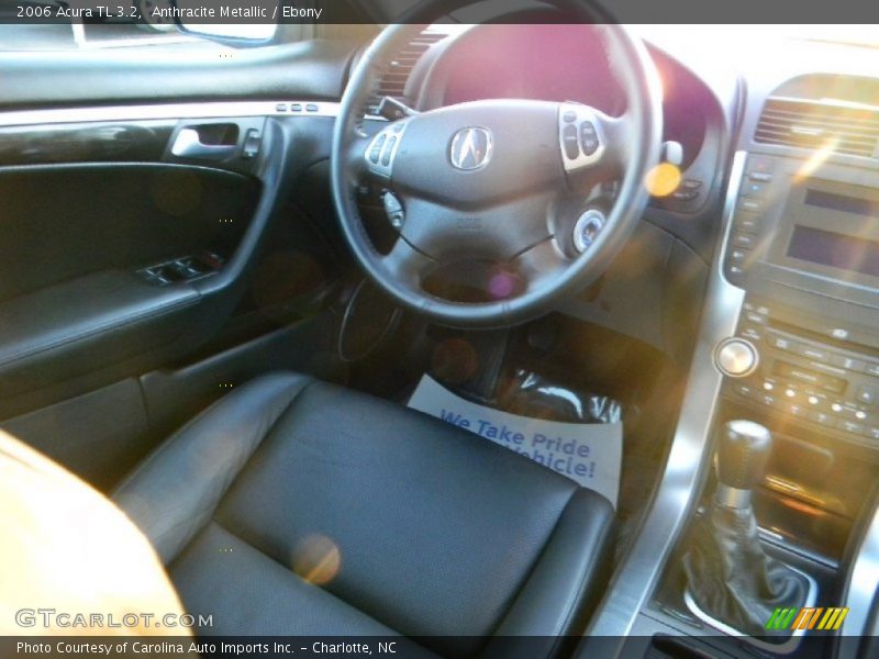 Anthracite Metallic / Ebony 2006 Acura TL 3.2