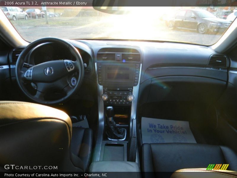 Anthracite Metallic / Ebony 2006 Acura TL 3.2