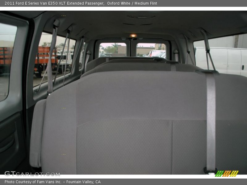 Oxford White / Medium Flint 2011 Ford E Series Van E350 XLT Extended Passenger