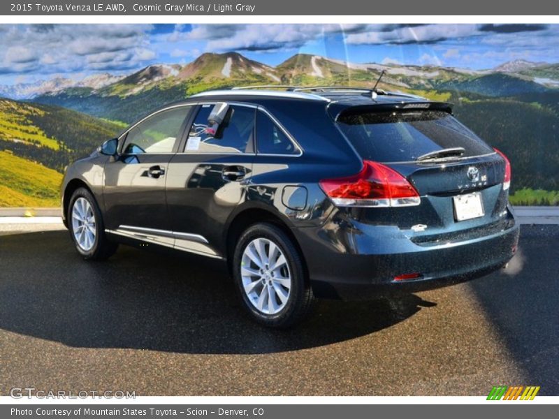 Cosmic Gray Mica / Light Gray 2015 Toyota Venza LE AWD