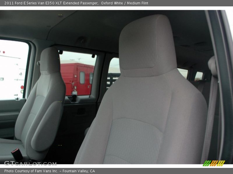 Oxford White / Medium Flint 2011 Ford E Series Van E350 XLT Extended Passenger