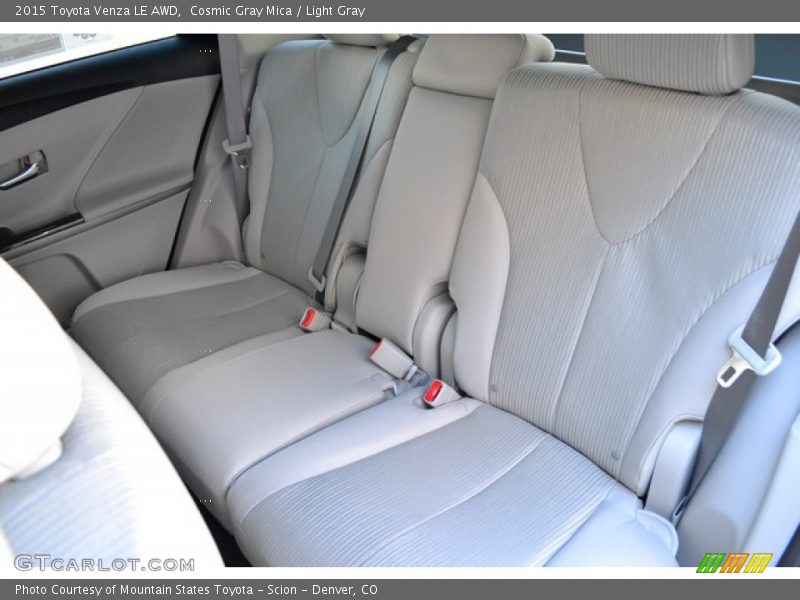 Cosmic Gray Mica / Light Gray 2015 Toyota Venza LE AWD