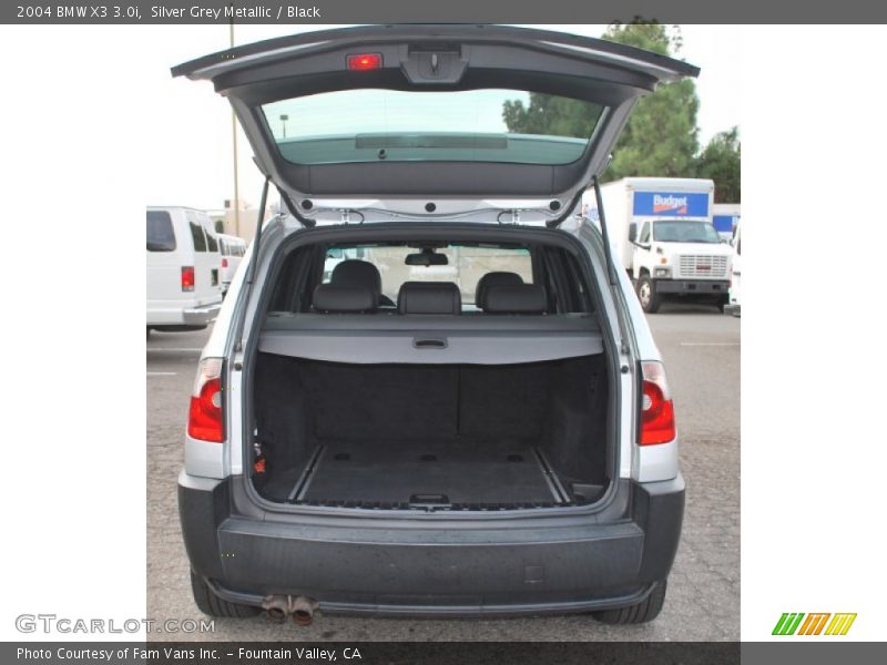 Silver Grey Metallic / Black 2004 BMW X3 3.0i