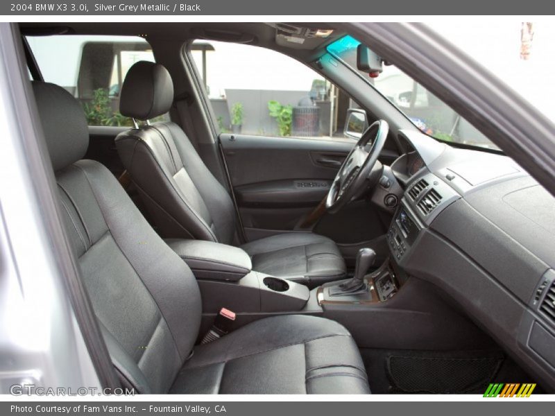 Silver Grey Metallic / Black 2004 BMW X3 3.0i