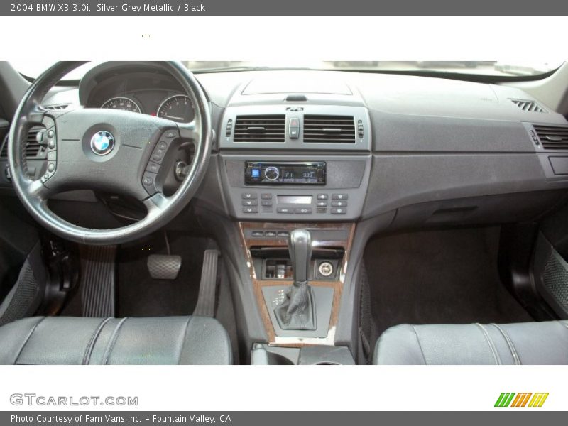 Silver Grey Metallic / Black 2004 BMW X3 3.0i