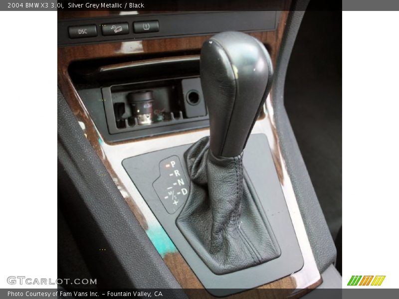 Silver Grey Metallic / Black 2004 BMW X3 3.0i