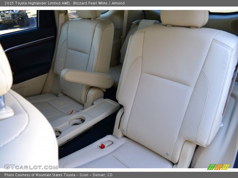 Blizzard Pearl White / Almond 2015 Toyota Highlander Limited AWD