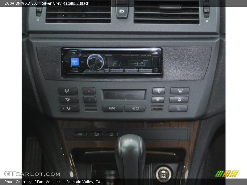 Silver Grey Metallic / Black 2004 BMW X3 3.0i