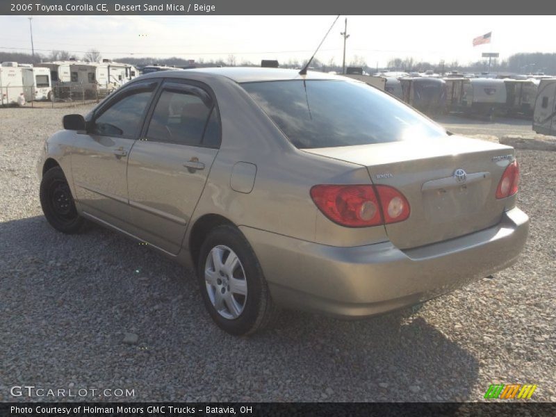 Desert Sand Mica / Beige 2006 Toyota Corolla CE