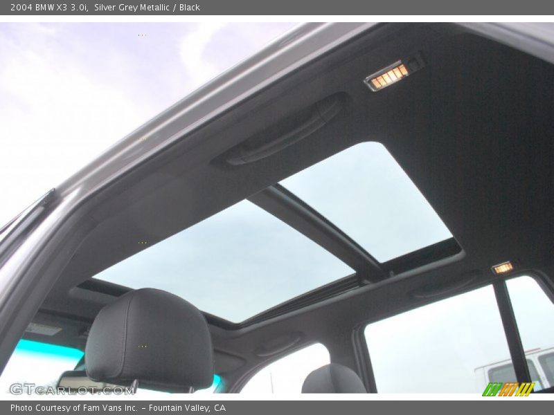 Silver Grey Metallic / Black 2004 BMW X3 3.0i