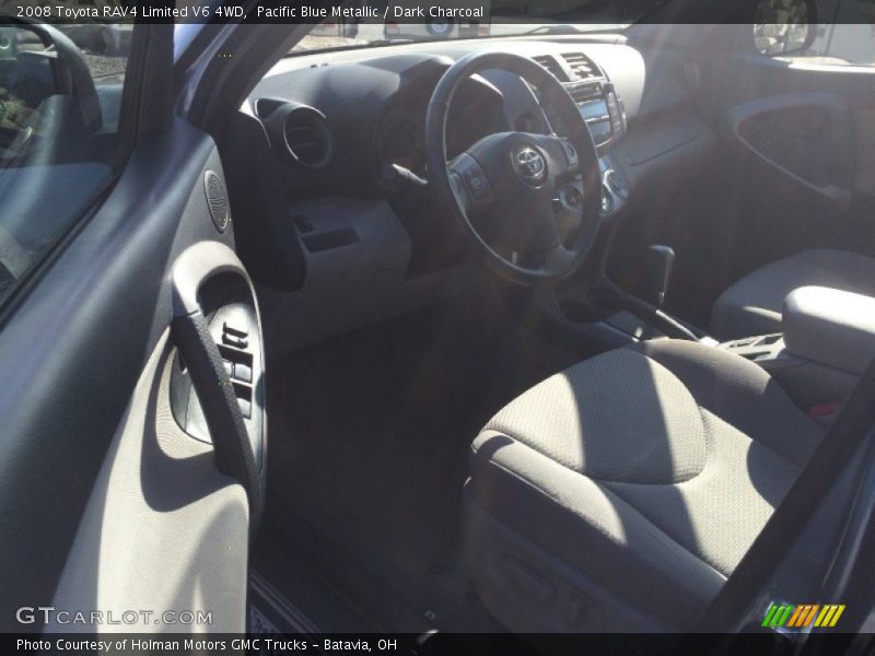 Pacific Blue Metallic / Dark Charcoal 2008 Toyota RAV4 Limited V6 4WD