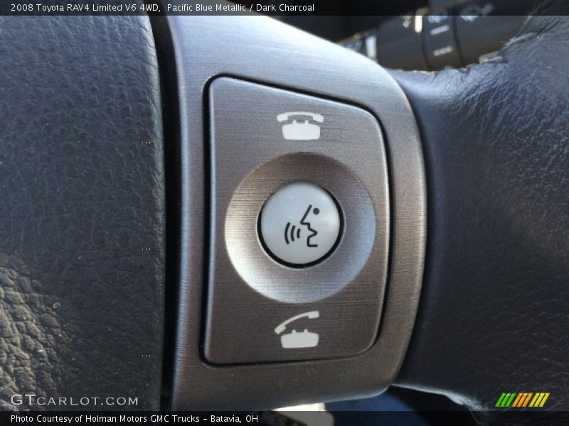 Pacific Blue Metallic / Dark Charcoal 2008 Toyota RAV4 Limited V6 4WD
