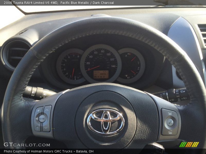 Pacific Blue Metallic / Dark Charcoal 2008 Toyota RAV4 Limited V6 4WD