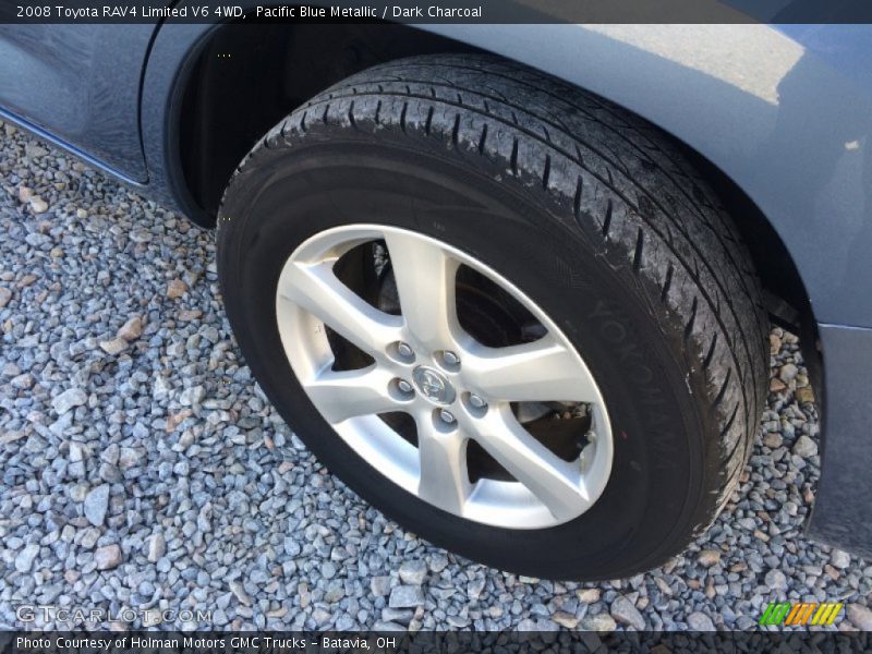 Pacific Blue Metallic / Dark Charcoal 2008 Toyota RAV4 Limited V6 4WD