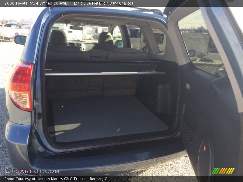 Pacific Blue Metallic / Dark Charcoal 2008 Toyota RAV4 Limited V6 4WD