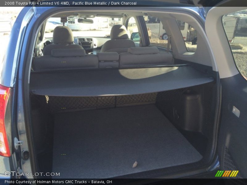 Pacific Blue Metallic / Dark Charcoal 2008 Toyota RAV4 Limited V6 4WD