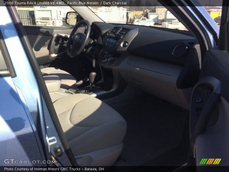 Pacific Blue Metallic / Dark Charcoal 2008 Toyota RAV4 Limited V6 4WD
