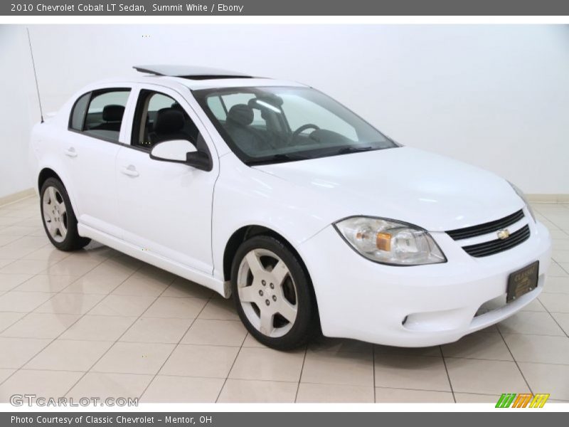 Summit White / Ebony 2010 Chevrolet Cobalt LT Sedan