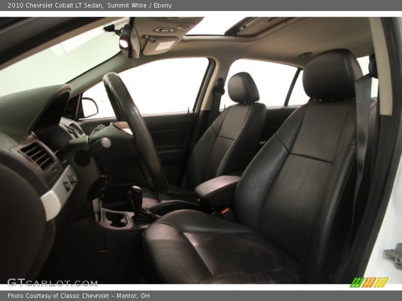 Summit White / Ebony 2010 Chevrolet Cobalt LT Sedan