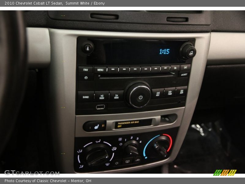 Summit White / Ebony 2010 Chevrolet Cobalt LT Sedan