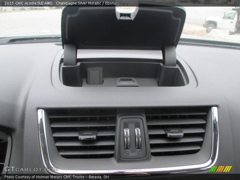 Champagne Silver Metallic / Ebony 2015 GMC Acadia SLE AWD