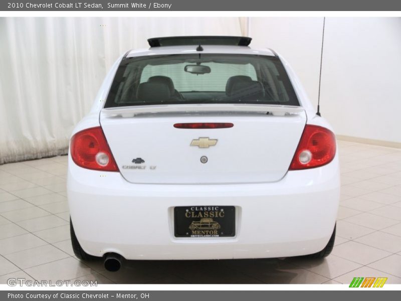 Summit White / Ebony 2010 Chevrolet Cobalt LT Sedan